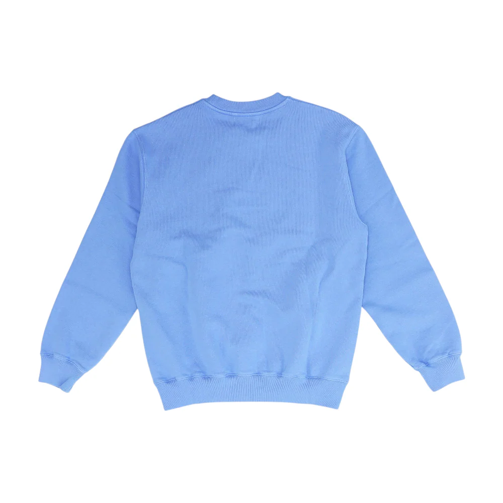 Blue Solid Sweatshirt Pullover - Image 2