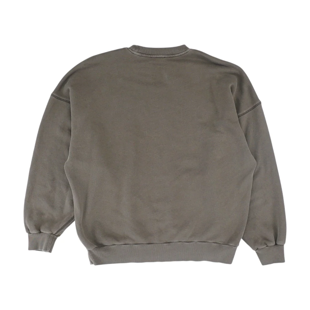 Brown Solid Sweatshirt Pullover - Image 2