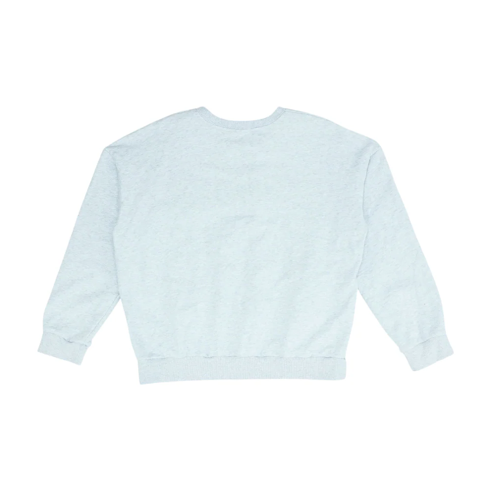 Gray Solid Sweatshirt Pullover - Image 2