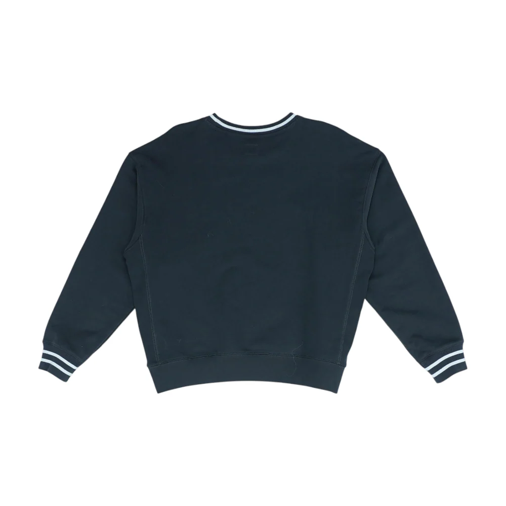Black Solid Sweatshirt Pullover - Image 2