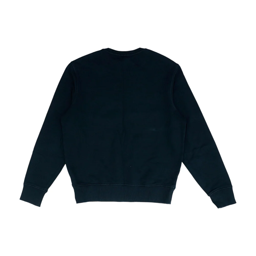 Black Solid Sweatshirt Pullover - Image 2