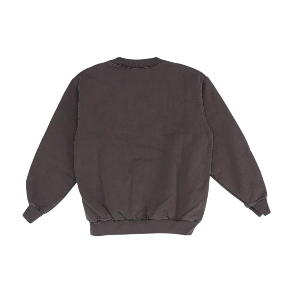 Brown Graphic Sweatshirt Pullover - Image 2
