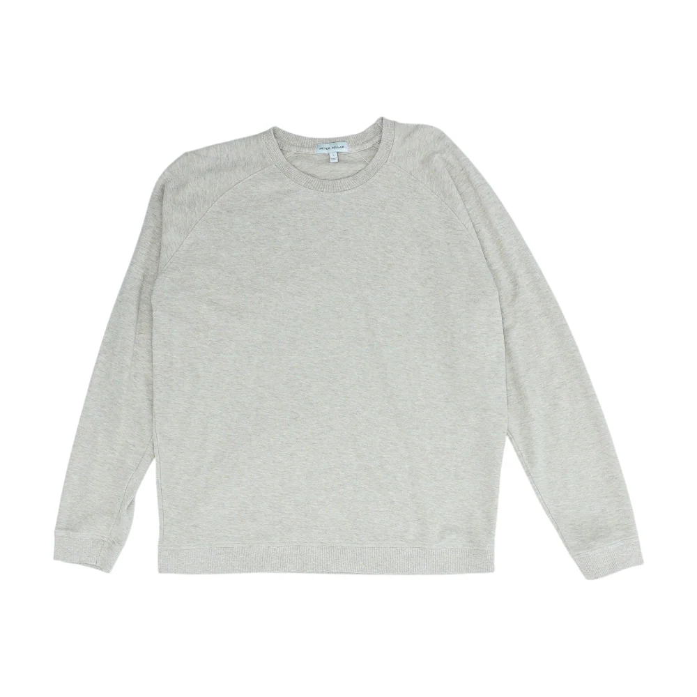 Beige Solid Sweatshirt Pullover