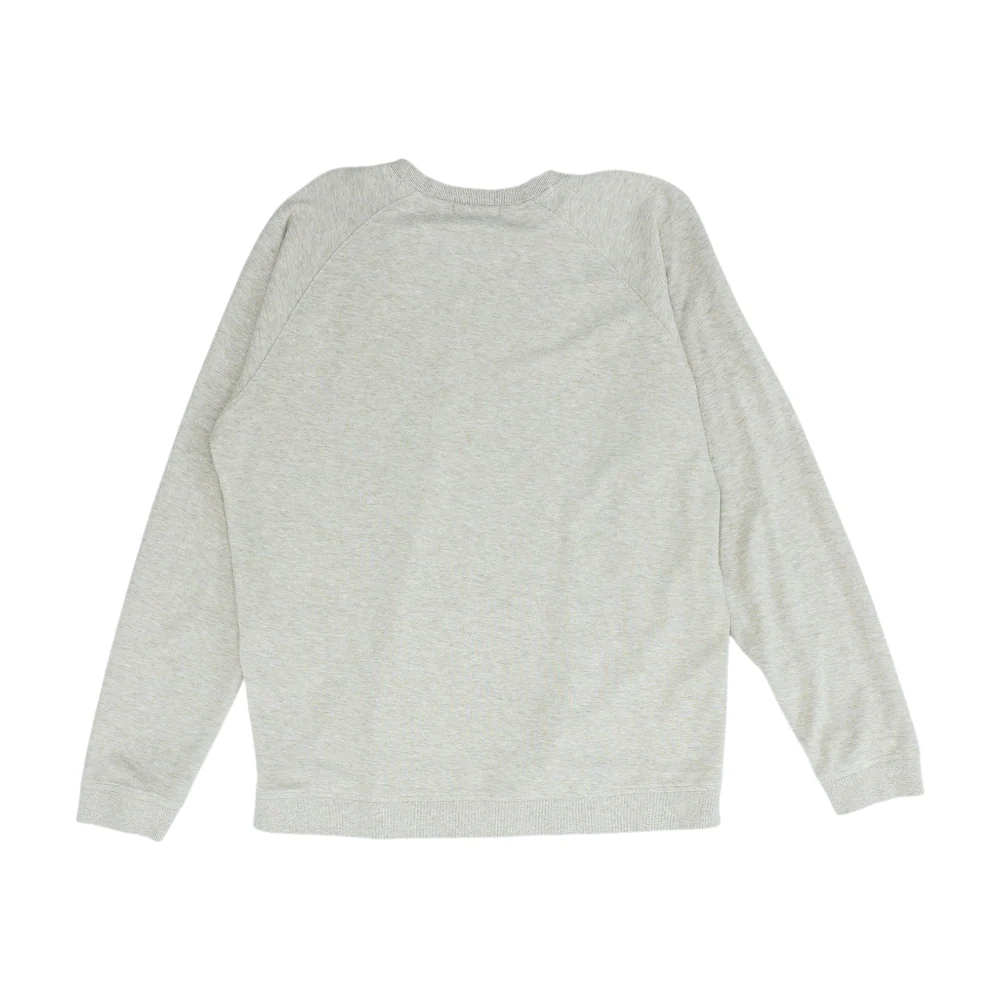 Beige Solid Sweatshirt Pullover - Image 2