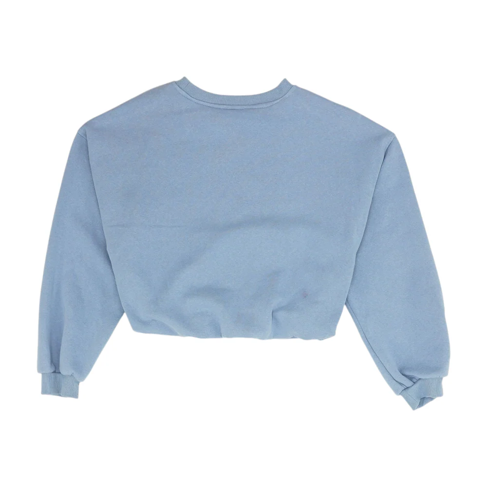 Blue Solid Sweatshirt Pullover - Image 2