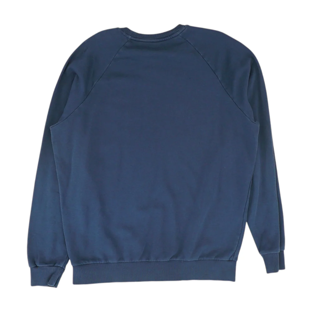 Navy Solid Sweatshirt Pullover - Image 2