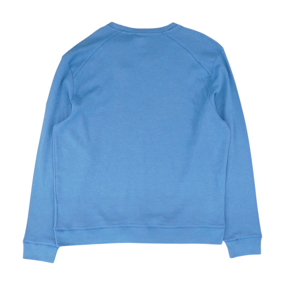 Blue Solid Sweatshirt Pullover - Image 2