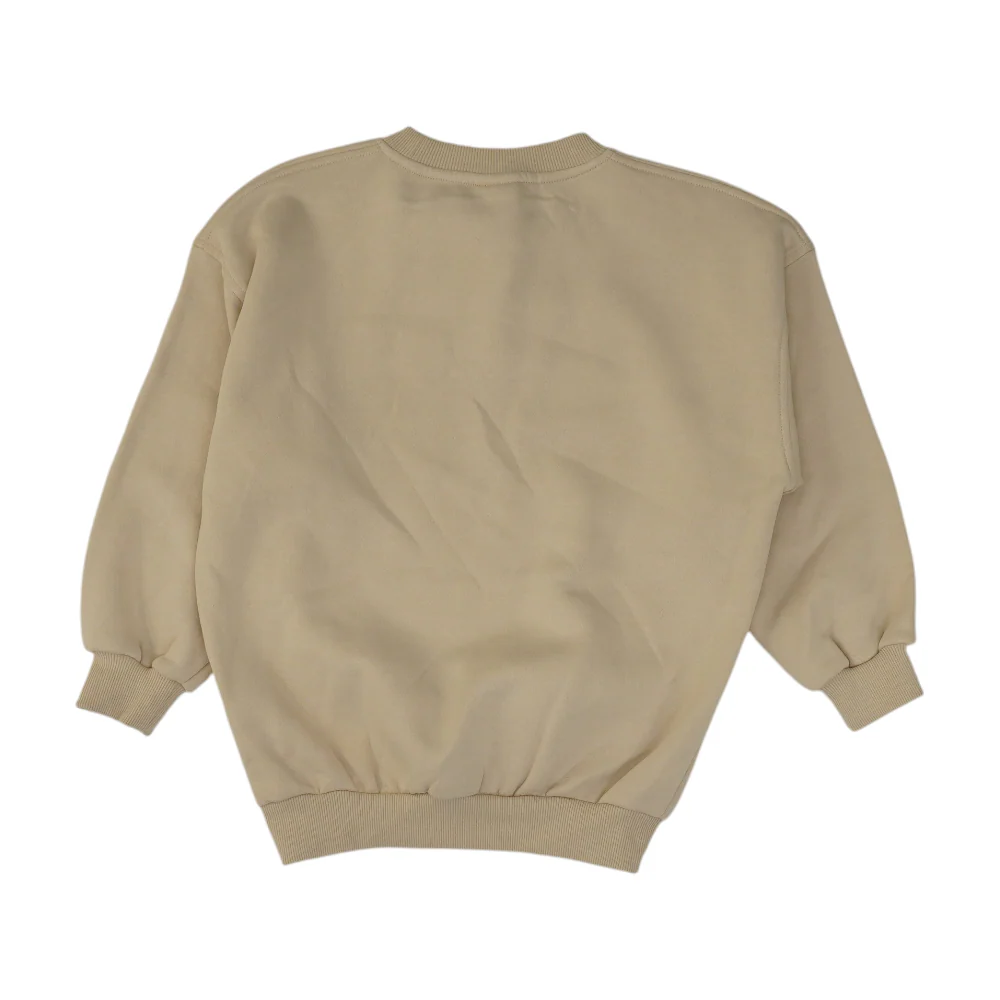 Beige Sweatshirt Pullover - Image 2