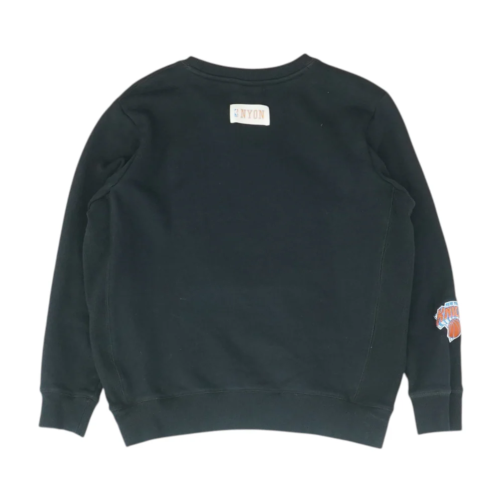 Navy Solid Sweatshirt Pullover - Image 2