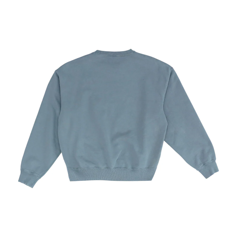 Gray Solid Sweatshirt Pullover - Image 2