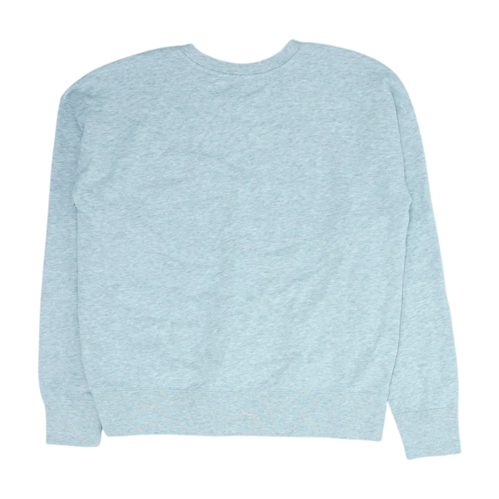 Gray Solid Sweatshirt Pullover - Image 2