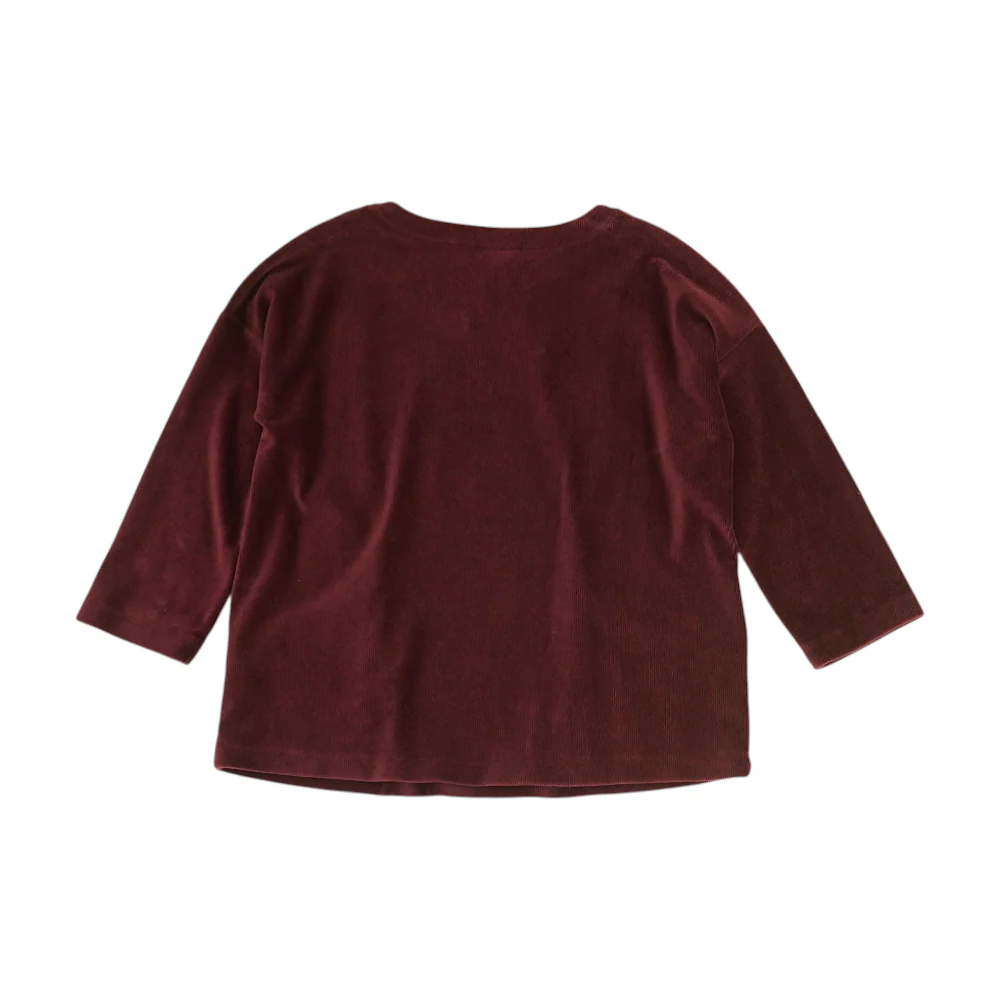 Maroon Solid Sweatshirt Pullover - Image 2