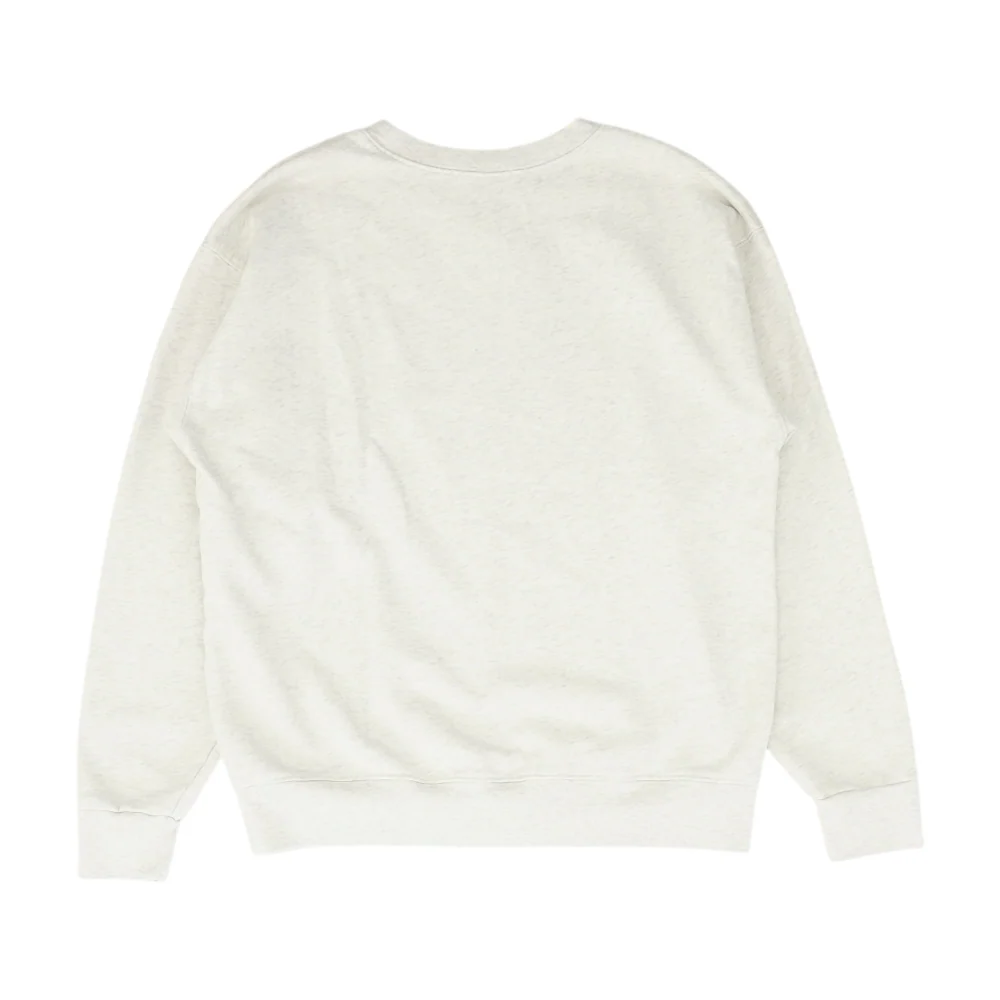Gray Solid Sweatshirt Pullover - Image 2