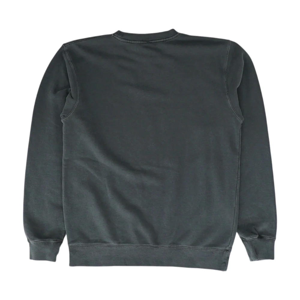 Gray Solid Sweatshirt Pullover - Image 2
