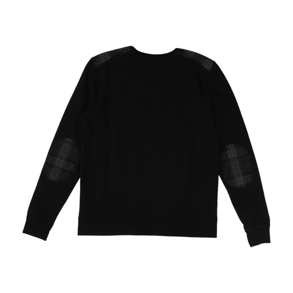 Black Color Block Sweatshirt Pullover - Image 2
