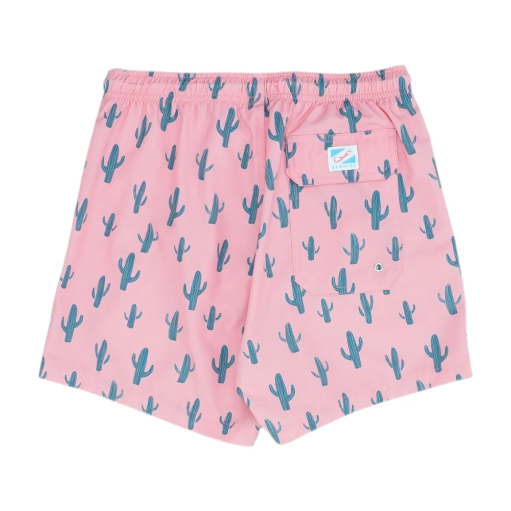 Pink Print Swim Bottom - Image 2