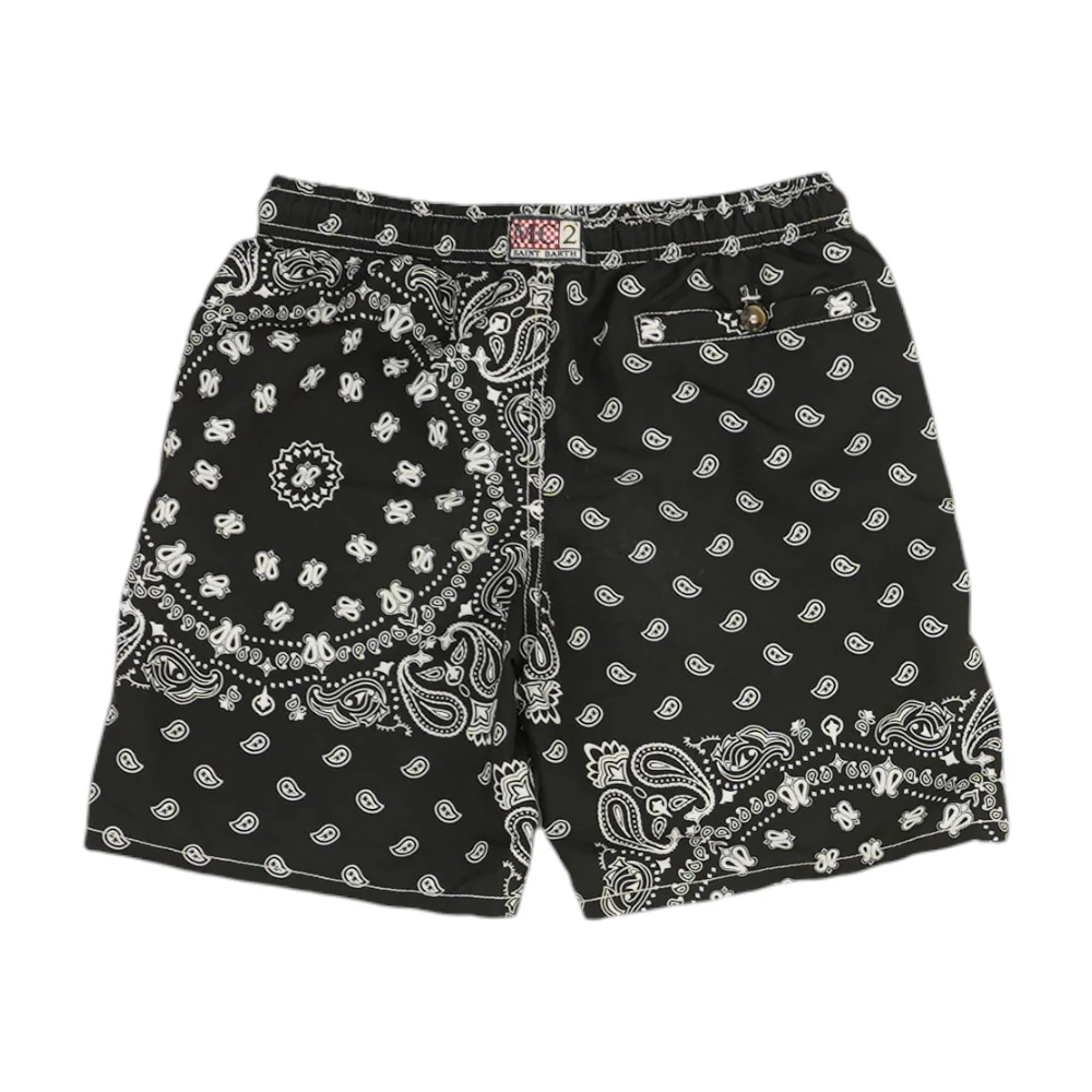 Black Paisley Swim Bottom - Image 2
