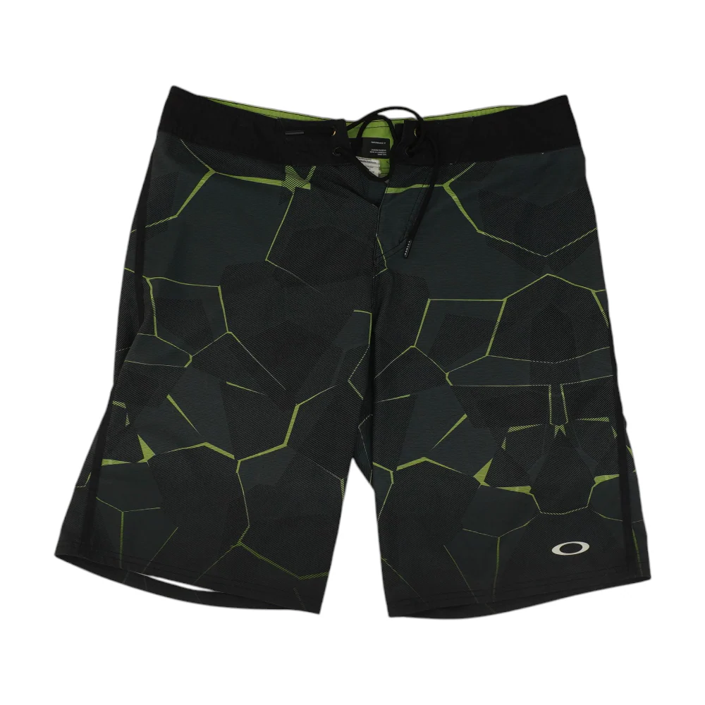 Gray Geometric Swim Bottom