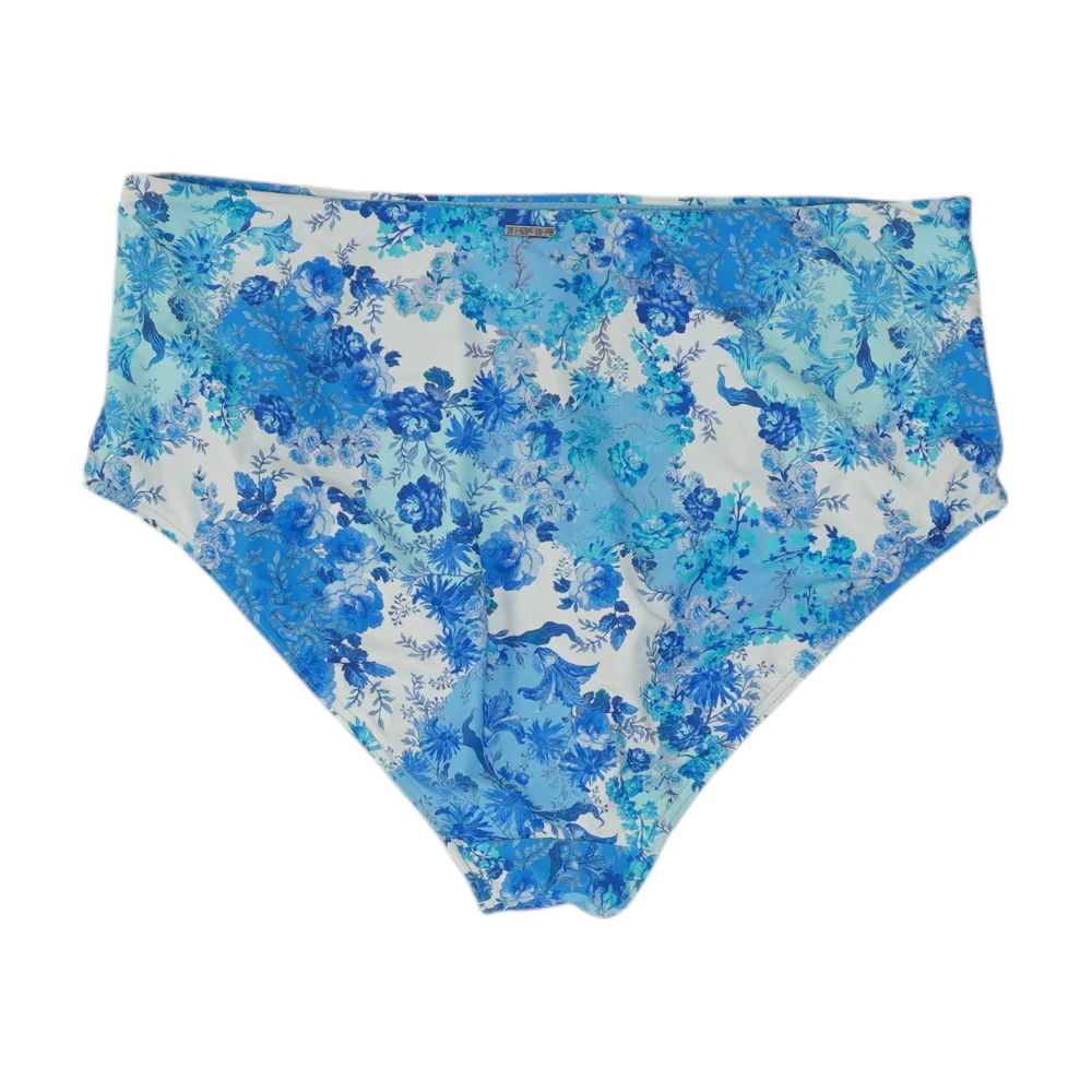 Blue Floral Swim Bottom - Image 2