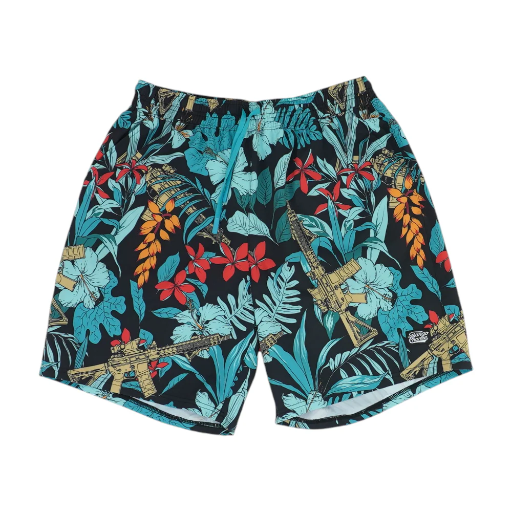 Multi Graphic Active Shorts