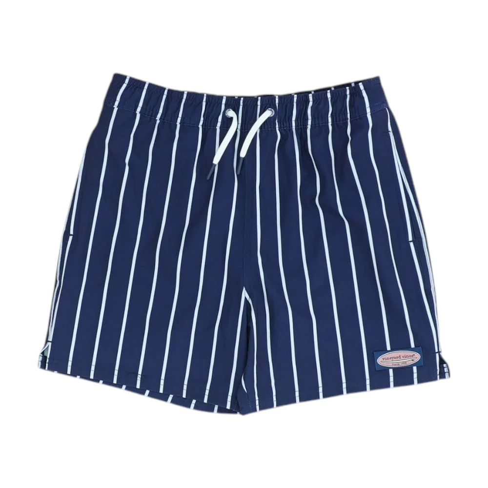Navy Striped Swim Bottom