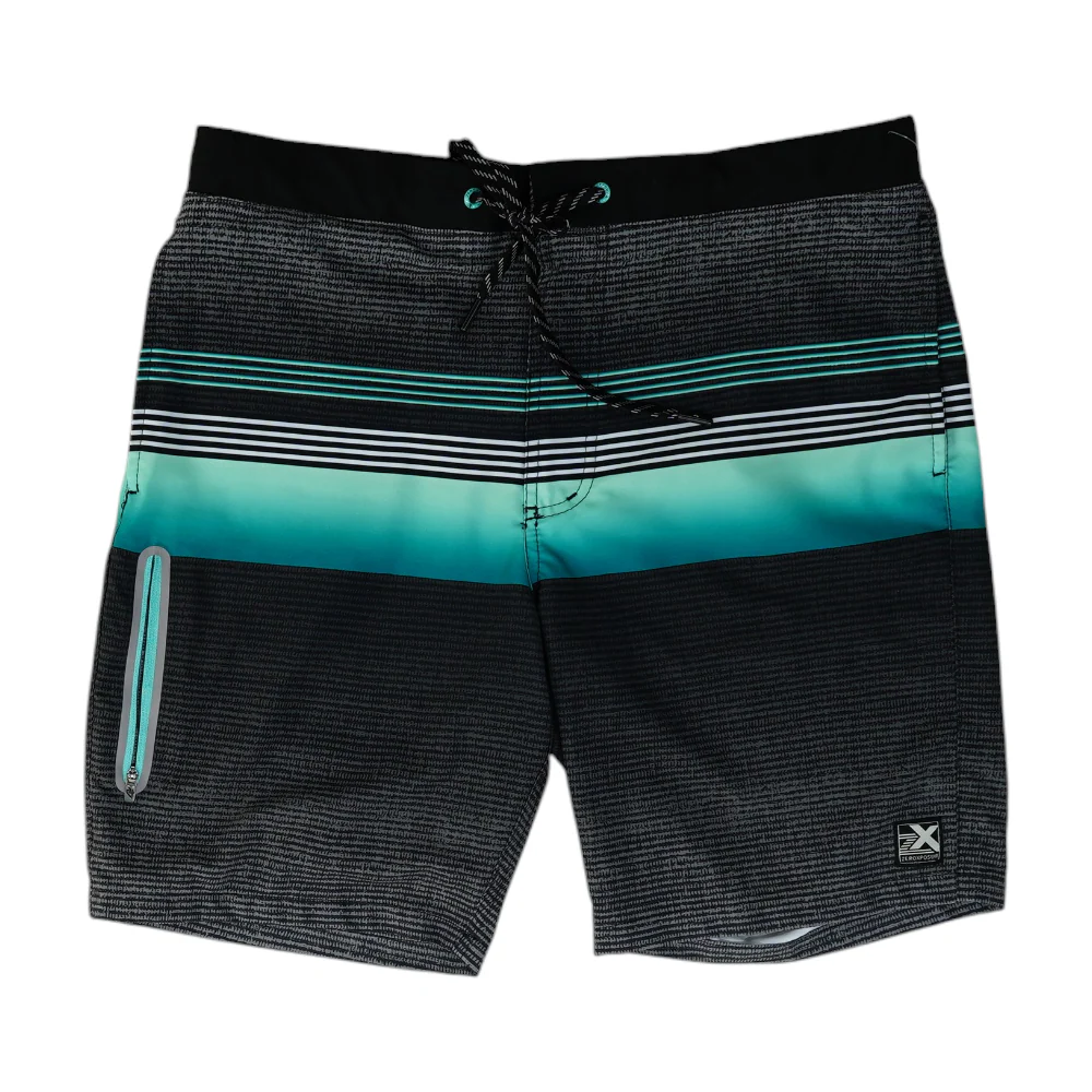 Charcoal Striped Swim Bottom