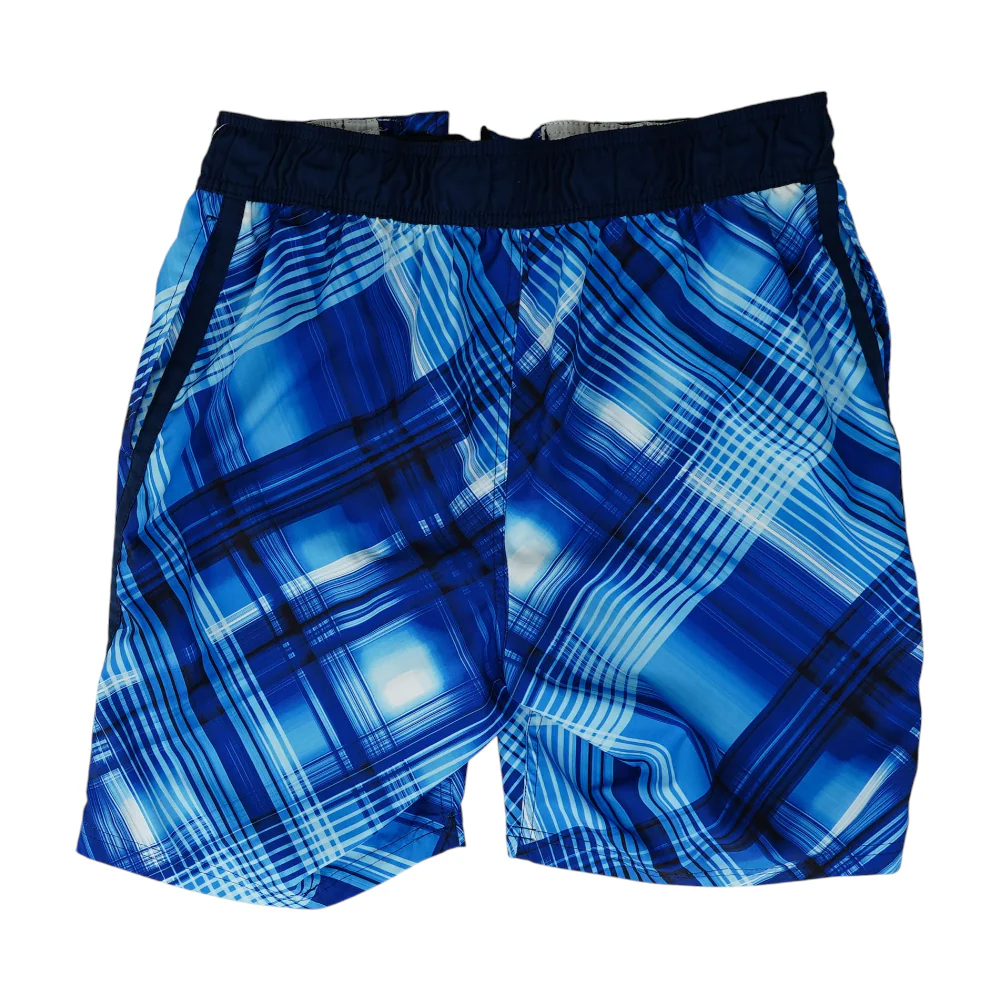 Blue Abstract Swim Bottom - Image 2