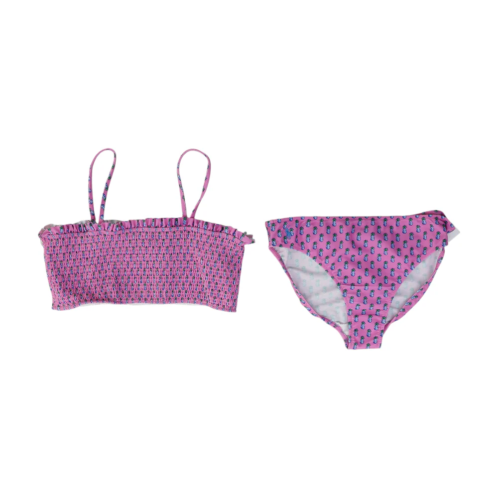 Pink Graphic Swim Set