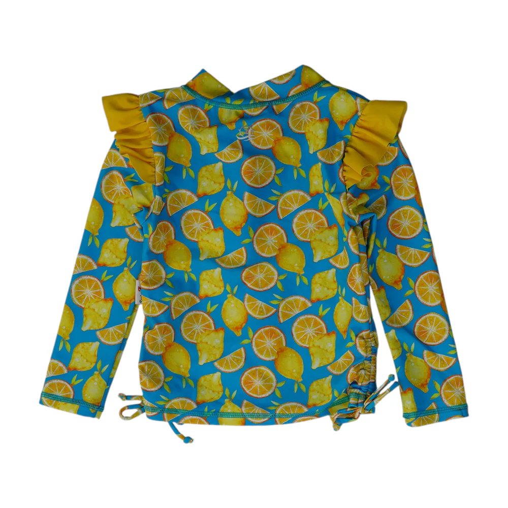 Blue Graphic Swim Top - Image 2