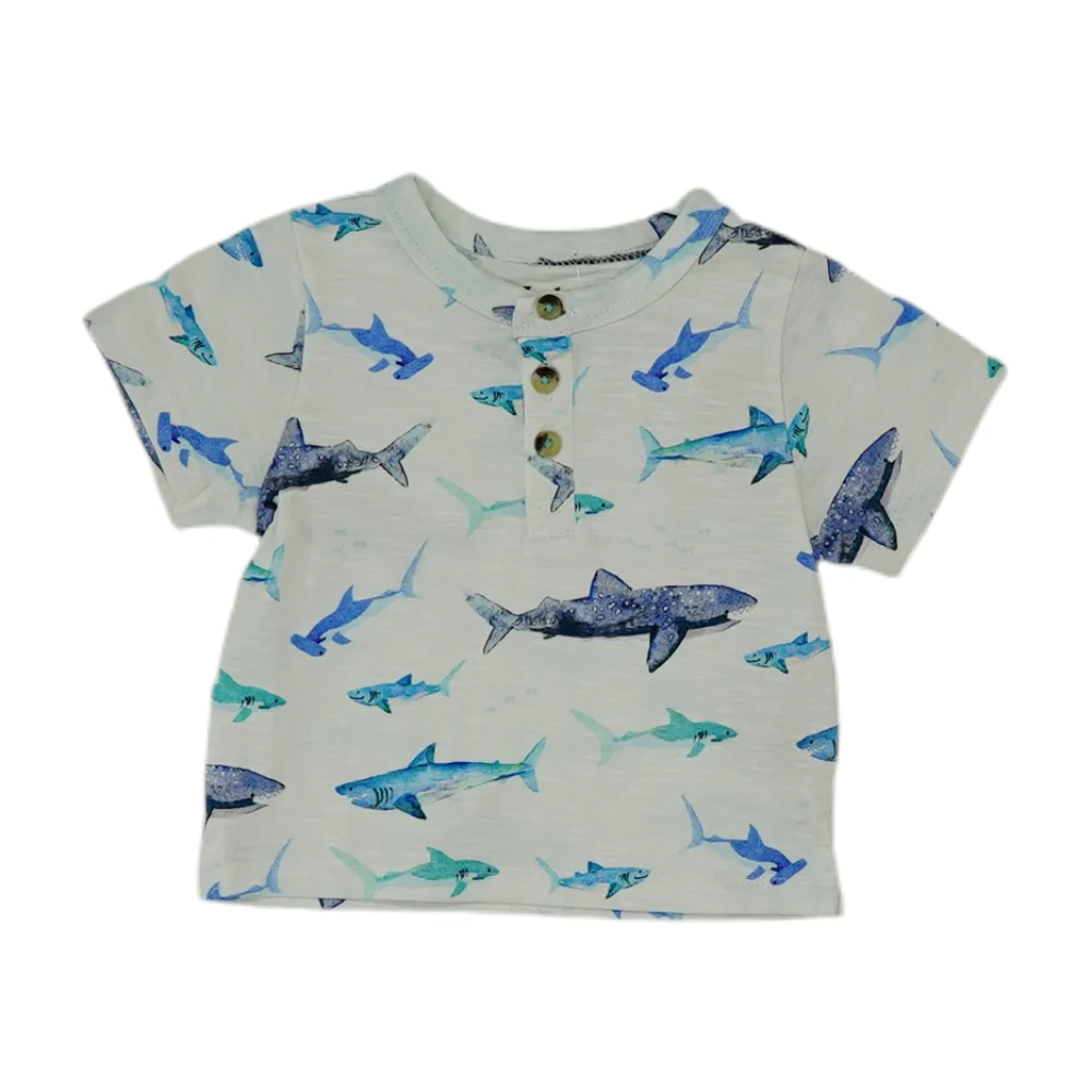 White Print T-Shirt