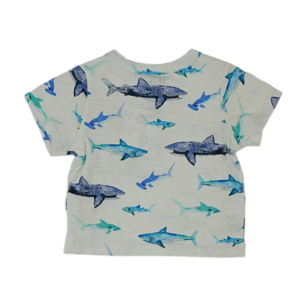 White Print T-Shirt - Image 2