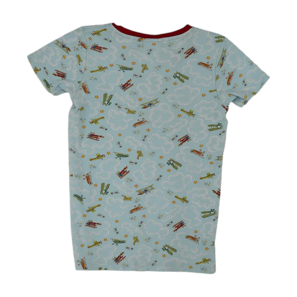 Blue Print T-Shirt - Image 2