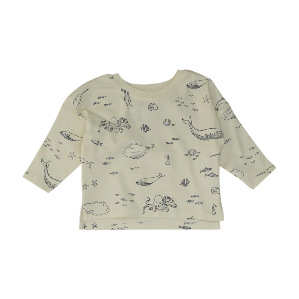 Beige Print T-Shirt