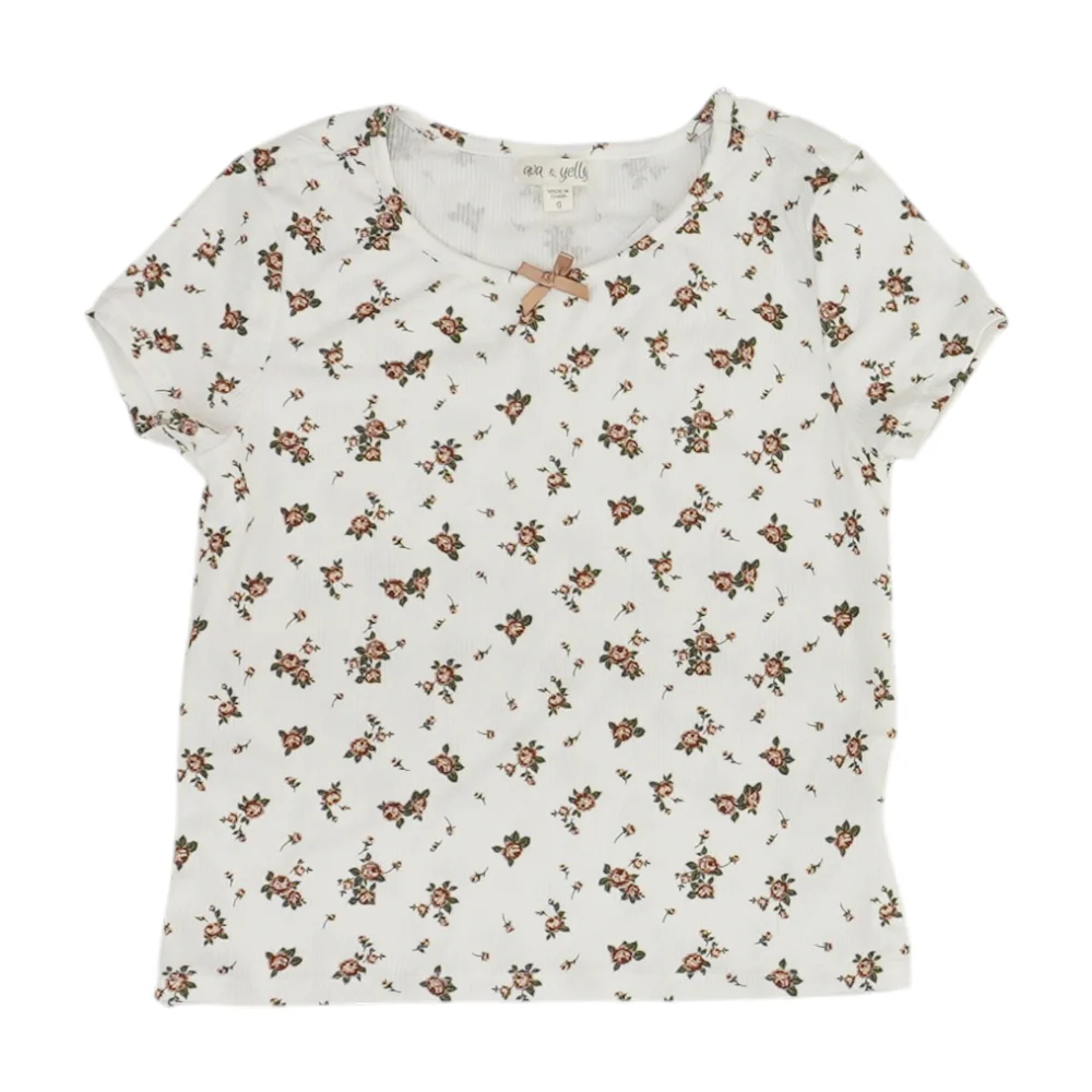 Ivory Floral T-Shirt