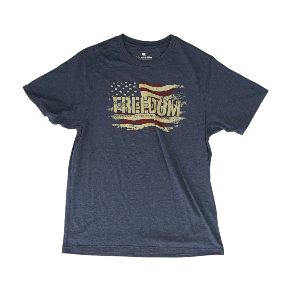 Blue Solid T-Shirt