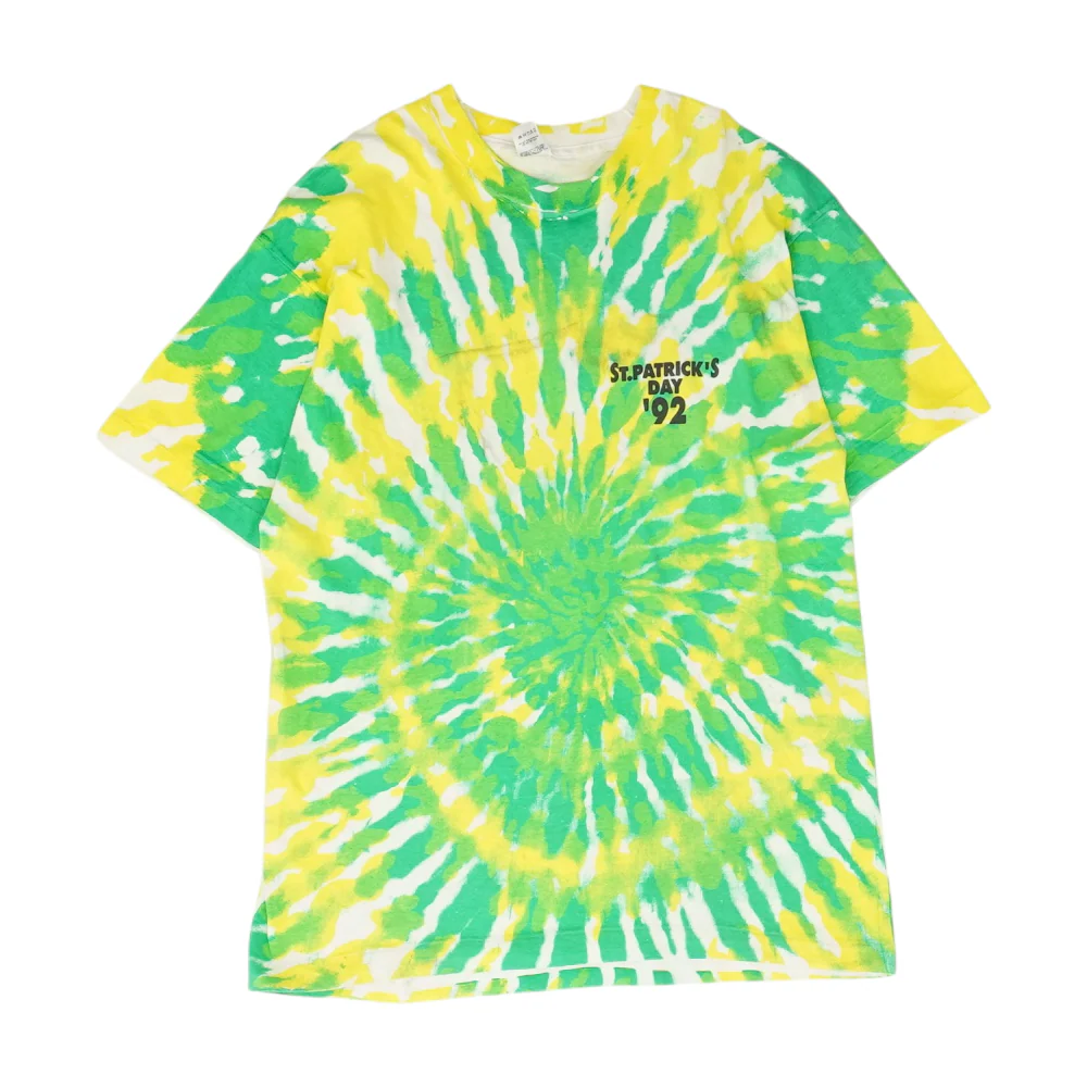 Vintage St. Patrick's Day 1992 Tie Dye T-Shirt