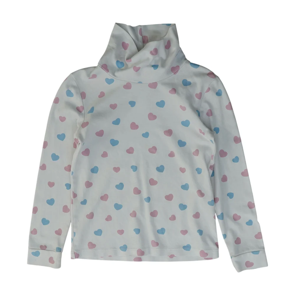 White Hearts Blouse