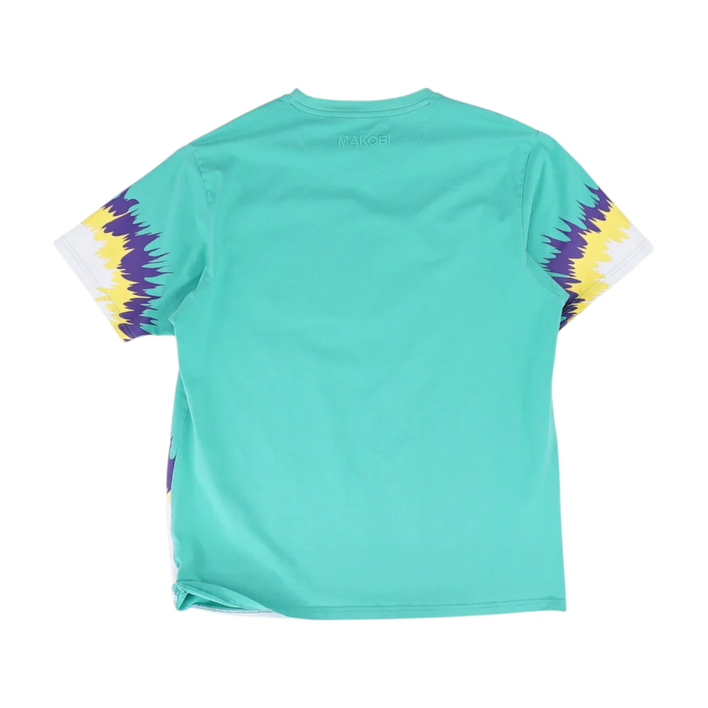 Green Color Block T-Shirt - Image 2