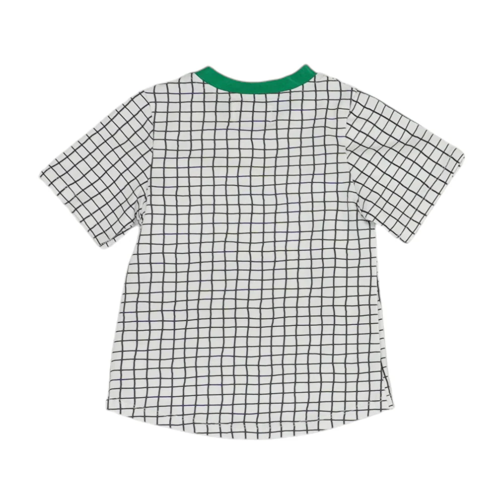 White Check T-Shirt - Image 2
