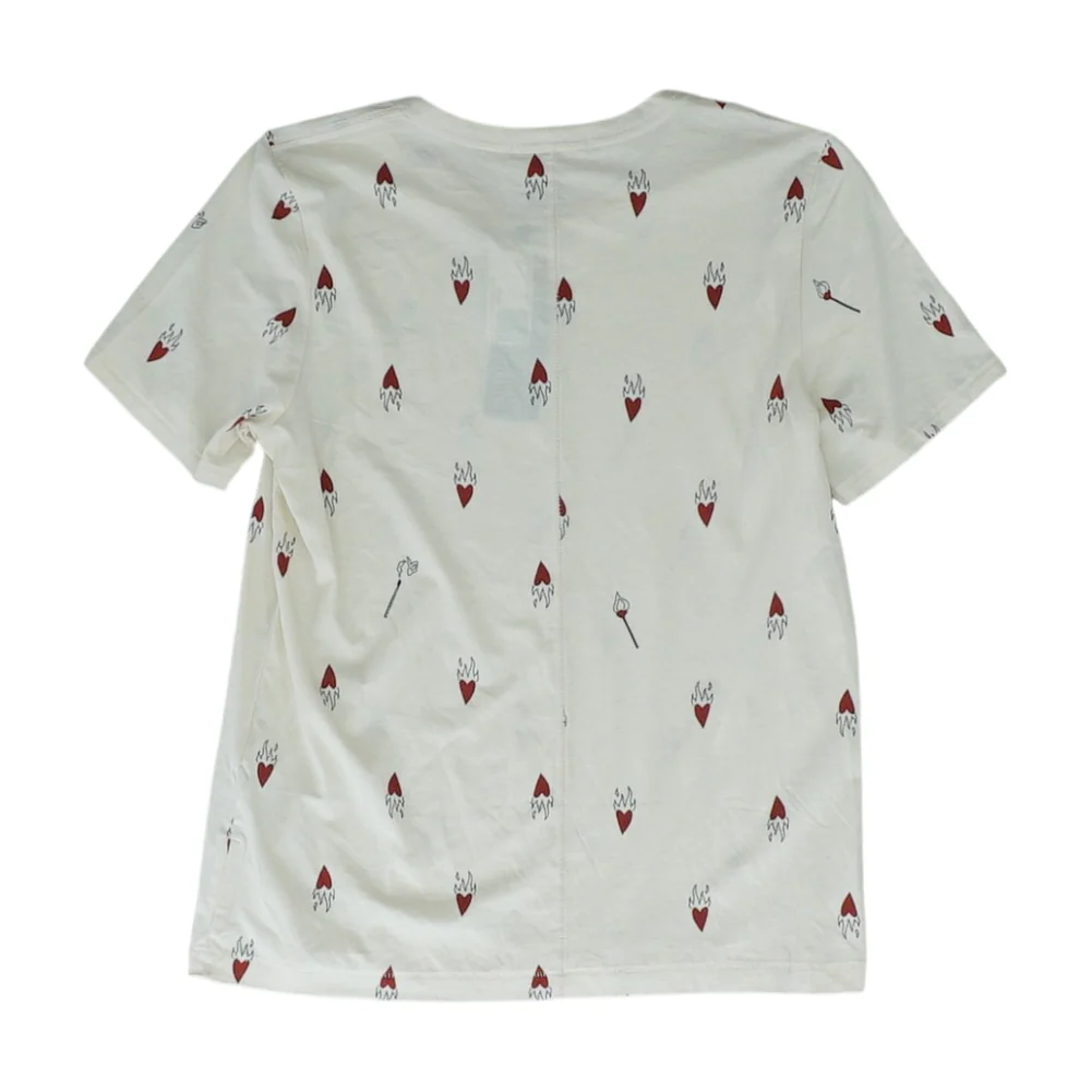 Beige Print T-Shirt - Image 2