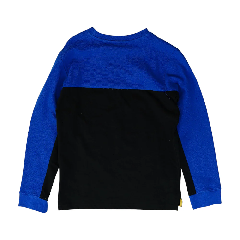 Black Color Block T-Shirt - Image 2