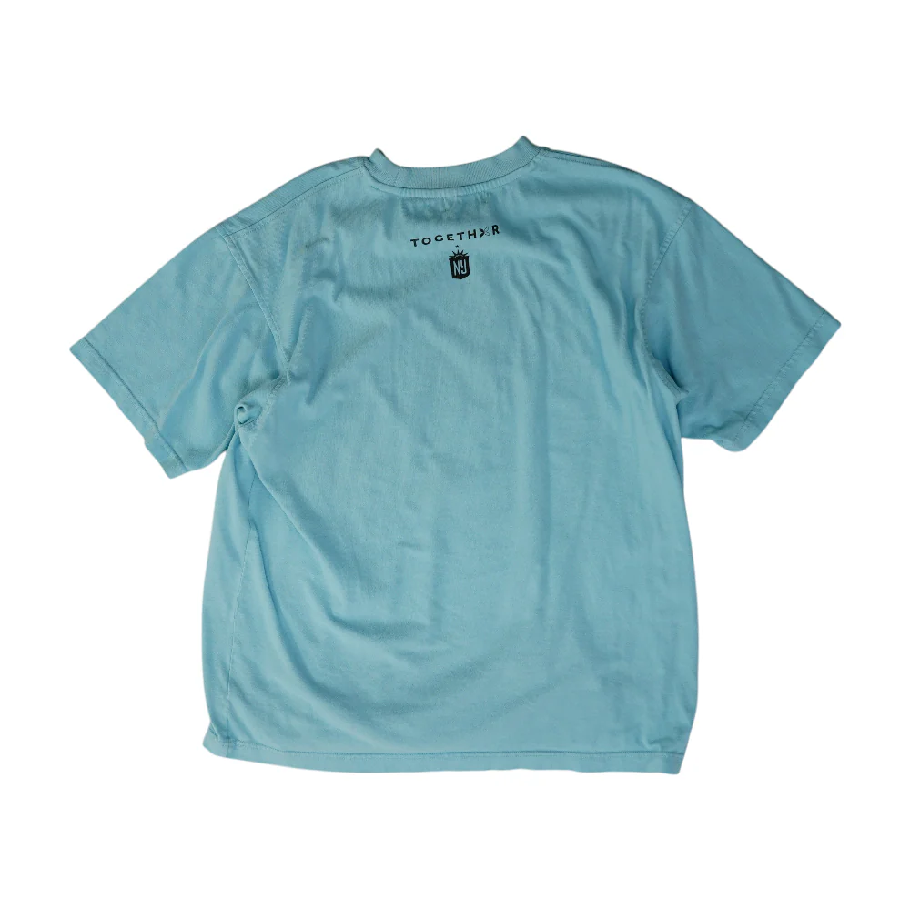 Blue Solid T-Shirt - Image 2