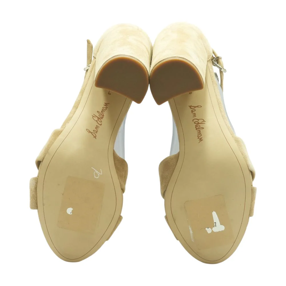 Tan Block Heels - Image 3