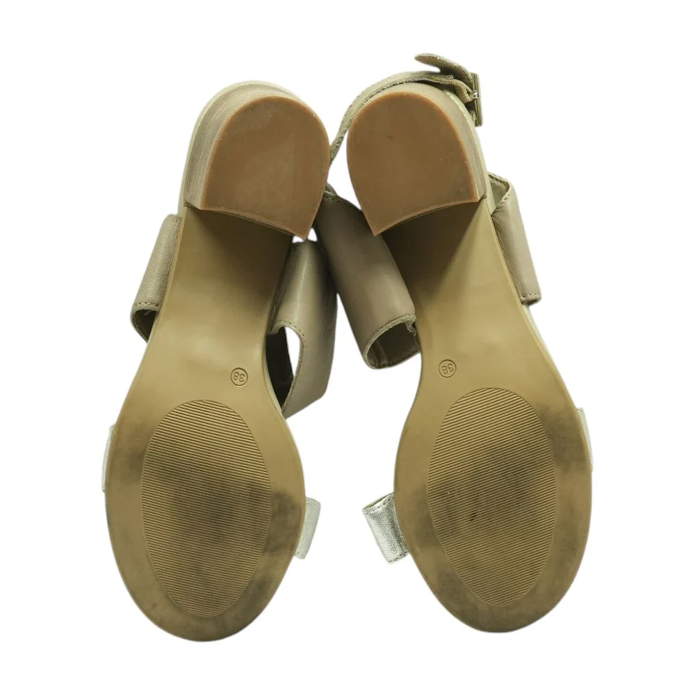 Tan Block Heels - Image 3
