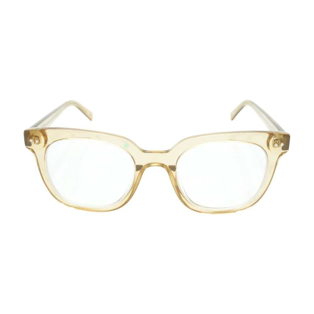 Tan Clara Square Unknown Prescription Eyeglasses - Image 2