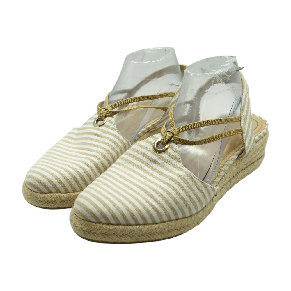 Tan Espadrille Flats