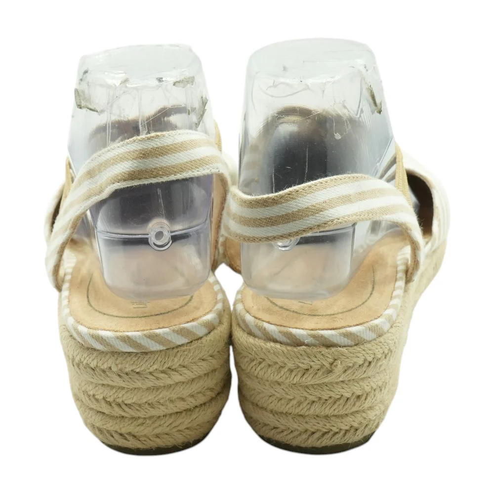 Tan Espadrille Flats - Image 2