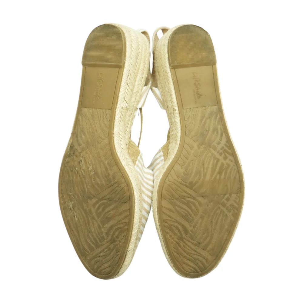 Tan Espadrille Flats - Image 3