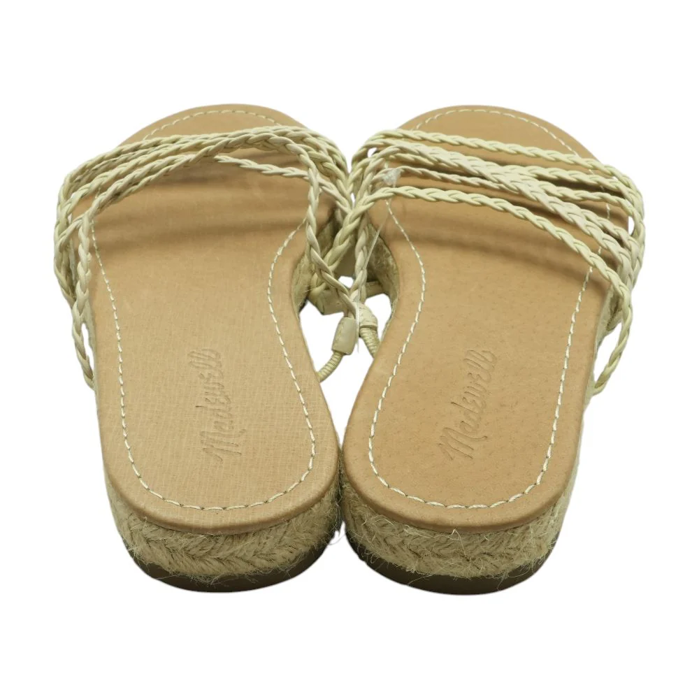 Tan Flat Sandals - Image 2