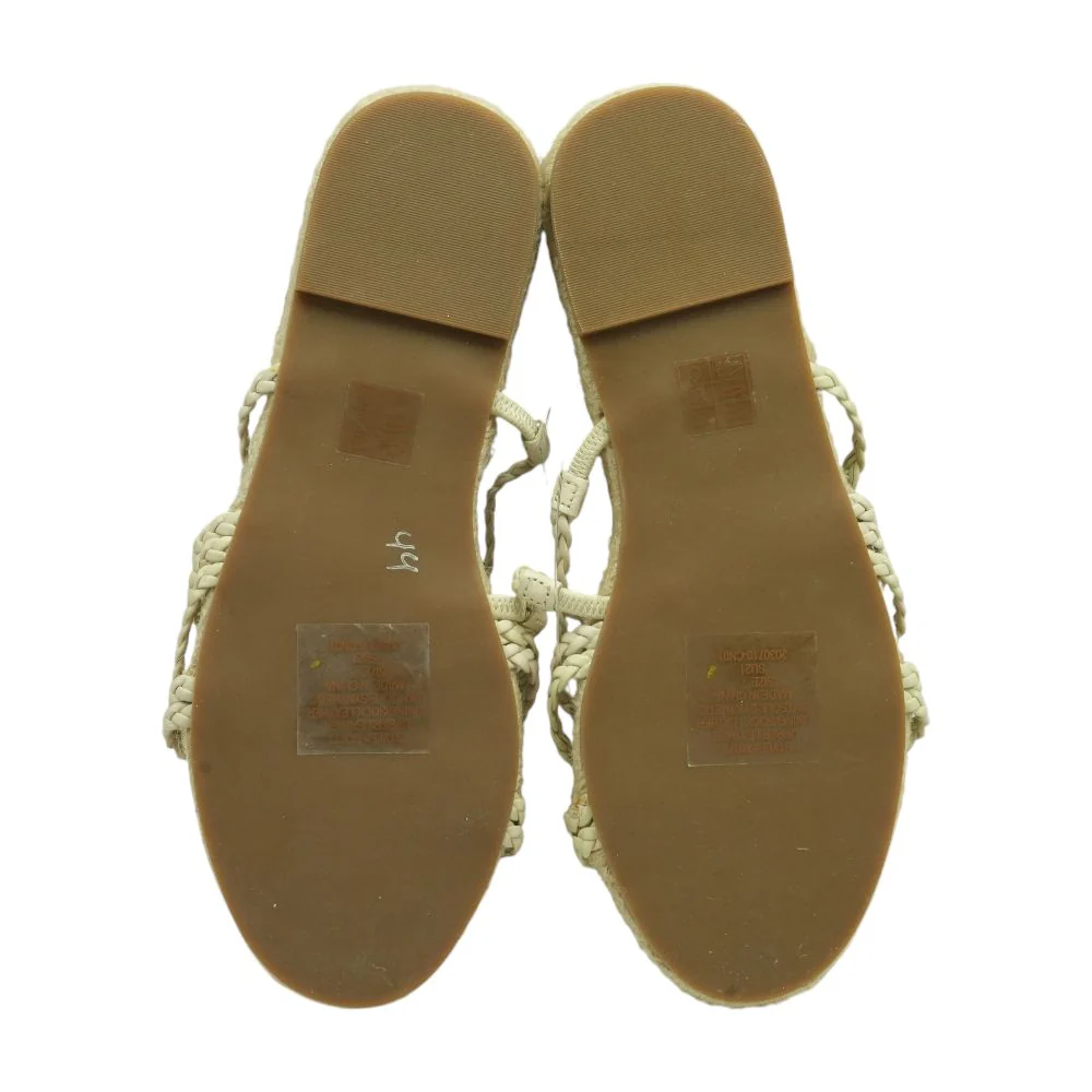 Tan Flat Sandals - Image 3
